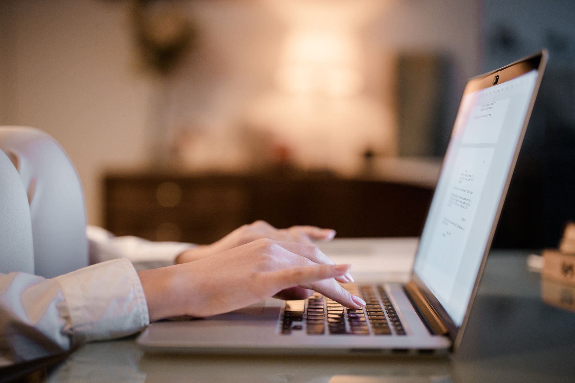 Person reviewing privacy settings and data removal options on a laptop screen.